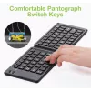 Bluetooth 3.0 faltbare kabellose Tastatur