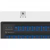 Kabelgebundene mechanische Full-Size-Tastatur KeySonic KSK-8202ELU-T (DE) — USB, deutsches Layout, Schwarz