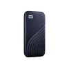 WD My Passport SSD WDBAGF0020BBL - SSD - verschlüsselt - 2 TB - extern (tragbar) - USB 3.2 Gen 2 (USB-C Steckverbinder) - 256-Bit-AES - Mitternachtsbl