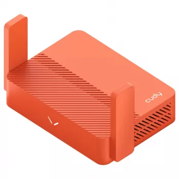 Tragbarer Router Cudy AC1200 (TR1200) – Orange, Netzbetrieb, 1x RJ-45 LAN/WAN, USB 2.0