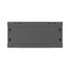Wandmontage 19-Zoll-Rackschrank LANBERG 4U 600x450 mm schwarz mit Metalltür