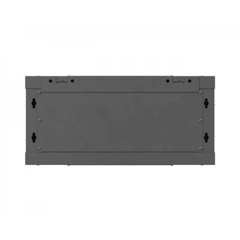 Wandmontage 19-Zoll-Rackschrank LANBERG 4U 600x450 mm schwarz mit Metalltür