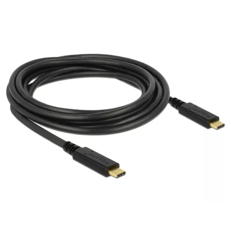 USB-Kabel DeLOCK 83325 USB 2.0 3m USB-C Schwarz