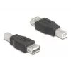Kabeladapter DeLOCK 67199 USB Typ-B auf Typ-A Schwarz