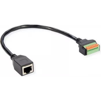 ROLINE Kabel-Adapter RJ45 BU - Push-Klemmblock - Adapter - Netzwerk (12.02.1172)