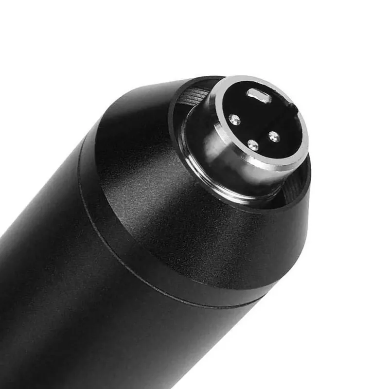 PC-Mikrofon MEDIA-TECH MT397S — kabelgebunden, XLR-Eingang, 20–20000 Hz, 150 Ω, -32 dB, 2,4 m Kabel, Tischständer, schwarz