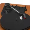 Analoger riemengetriebener Plattenspieler Adler AD 1914 mit USB-Anschluss, Keramikteller, Gleichstrommotor, 33 1/3 U/min, Bluetooth 5.4, Cinch-Ausgängen, eingebauten Lautsprechern