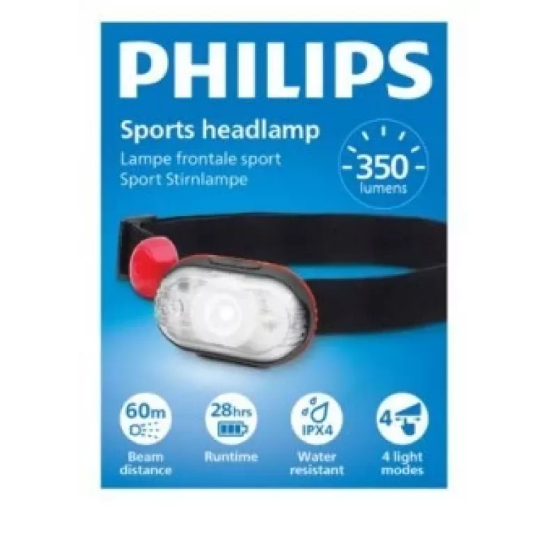 Taschenlampe Philips Headlight LED 350 lm 3x AAA