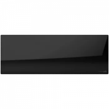 AENO Premium Eco Smart Heater, 700 W, gehärtetes Glas, Infrarot- + Konvektionsheizung, LED-Display, Steckertyp: Europa (E/F-Typ), SCHWARZ
