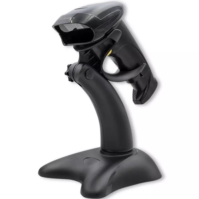Barcode-Scanner-Ständer QOLTEC 50855 höhenverstellbar mit stabiler Basis