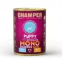CHAMPER Welpe Monoprotein Truthahn - Nassfutter für Hunde - 400 g