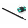Klett-Kabelbinder DeLOCK 19075 300x12mm schwarz 10 Stück