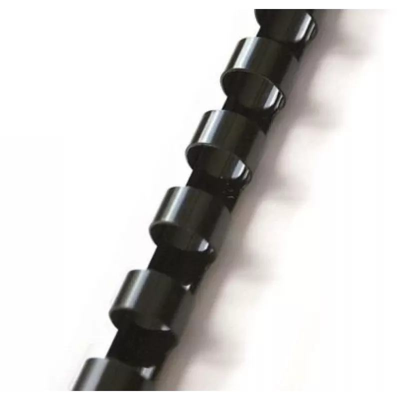 Bindespirale 12 mm (100 Stück), schwarz