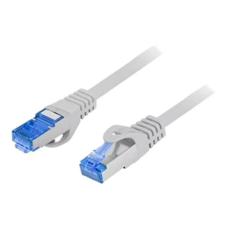 Netzwerkkabel LANBERG Cat6a S/FTP PCF6A-10CC-0300-S RJ-45 3 m Grau, LSZH, 500 MHz, CCA, Ø6 mm