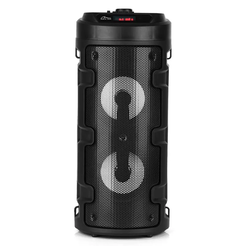 Media-tech Partybox Keg Bt - Kompakter Bluetooth Stereo-Lautsprecher mit FM-Radio, MP3-Player MT3165