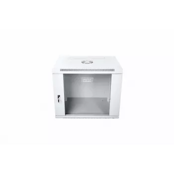 Digitus DN-W19 09U/450 Rack-Gehäuse 9U Wandmontage-Rack Hellgrau