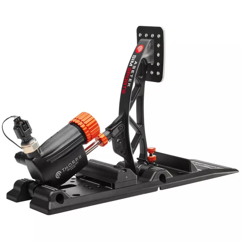 Gaming-Pedalset Asetek Invicta S-Series THORP II Schwarz