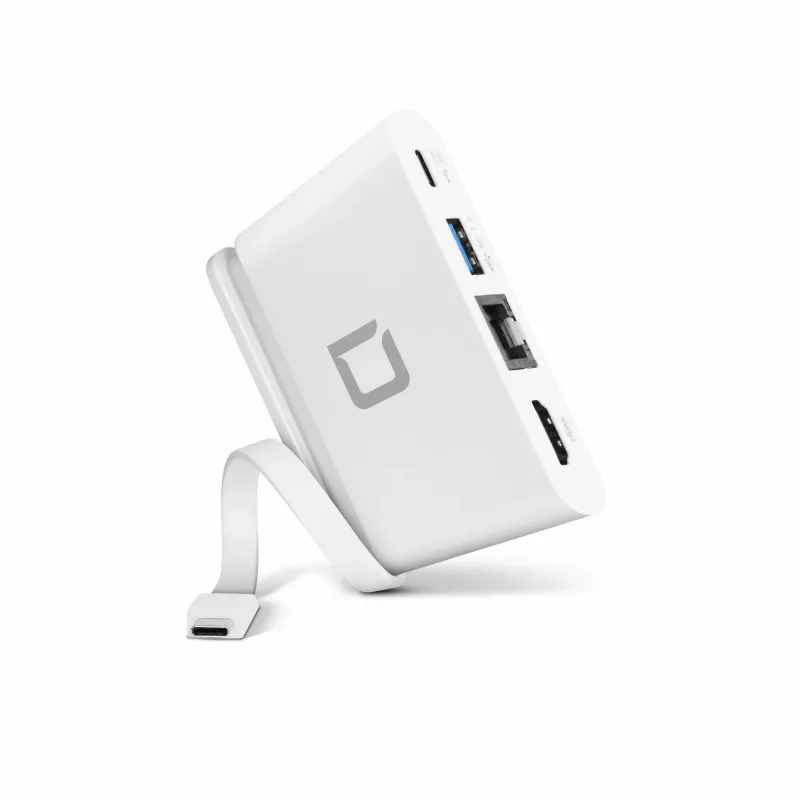 DICOTA USB-C Portable Docking 4-in-1 mit HDMI - Dockingstation - USB-C - HDMI (D31730)