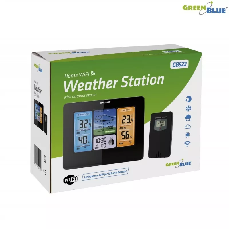 Greenblue 46003 Schwarz LCD Batterie Wi-Fi