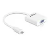 Video-Kabeladapter DeLOCK 65347 VGA D-Sub auf HDMI Typ D Micro Weiß