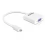 Video-Kabeladapter DeLOCK 65347 VGA D-Sub auf HDMI Typ D Micro Weiß