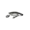 Zebra CBA-RF2-C09ZAR serielles Kabel Schwarz 2,8 m RS232 DB9