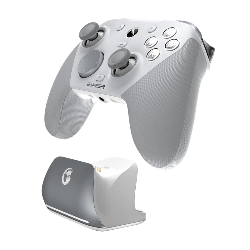 GameSir Gaming-Controller G7 PRO Mech White – kabelgebundene/kabellose Unterstützung, ergonomisches Layout