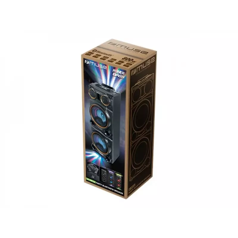 Muse M-1988 DJ tragbarer/Party-Lautsprecher Schwarz 800 W