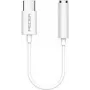 PEDEA USB-C auf 3,5 mm Kopfhöreranschluss, Weiß, Audio-Klinkenadapter