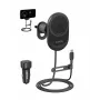 Kabelloses magnetisches Autoladegerät Anker MagGo 15W — Magnetisches 15W Qi-Schnellladen für Smartphones, Schwarz