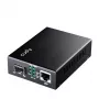 Netzwerk-Medienkonverter Cudy MC220 — Gigabit (1000 Mbit/s) Singlemode-SFP 1310 nm, 1x RJ-45, 1x SFP, Schwarz