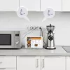 Steckdosenleiste MACLEAN MCE394W — 3 Steckdosen, 3×USB 2,1A, 110–240V AC, 2500W, 1,5 m Kabel, weiß