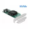 DeLOCK PCI Express x8 Karte auf 2 x interne SFF-8643 NVMe Low Profile Formfaktor