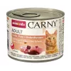 ANIMONDA Carny Adult Huhn, Puten- und Entenherzen - Nassfutter für Katzen - 200g
