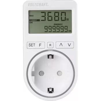 VOLTCRAFT SEM4500 Energiekosten-Messgerät mit Kostenprognose, Alarmfunktion, einstellbarem Stromtarif (VC-8235895)