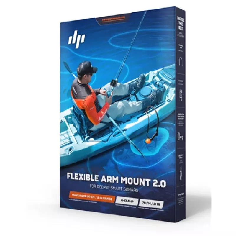 Deeper Flex Arm 2.0 Active Halter Radar Schwarz