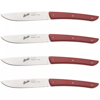 Berkel Steakmesser-Set 4-teilig Farbe Rot