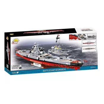 Bausatz Cobi Schlachtschiff Bismarck Modell mit 3204 Teilen - Cobi CO BI-4860