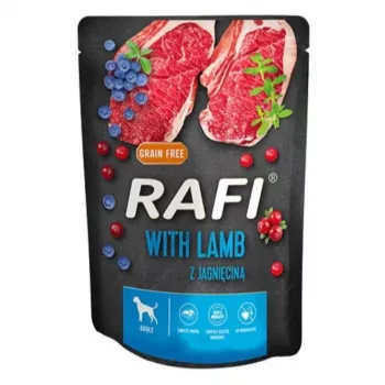 Dolina Noteci Rafi mit Lamm, Blaubeeren, Cranberries - Nassfutter für Hunde 300 g
