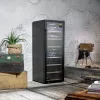 Caso | Smart Wine Cooler | WineExclusive 126 | Energieeffizienzklasse G | Vitrine | Freistehend | Flaschenkapazität 126 Flaschen | Kühltechnik Kompressortechnologie | Schwarz