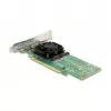 DeLOCK PCI Express x16 Karte auf 4 x interne NVMe M.2 Key M – Low-Profile-Formfaktor