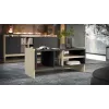Cama PORTO bench/table 100x50x46 oak/Schwarz