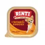 Nassfutter für Hunde RINTI Gold Mini — Truthahn mit Kaninchen, Alleinfuttermittel, 100 g Schale, für kleine ausgewachsene Hunde (5–10 kg)