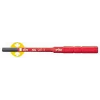 Sechskantschraubendreher Wiha SoftFinish electric 2831-18 SW 3 — isolierter Griff, SW 3 Klinge
