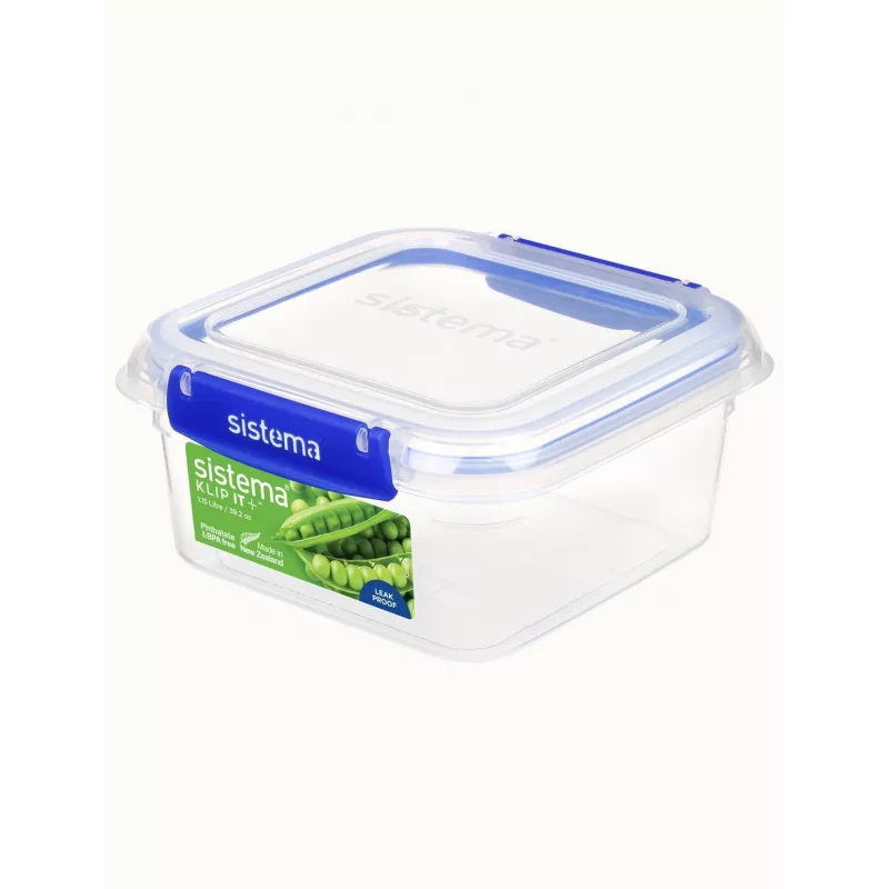 Sistema Kunststoffs Sistema 881650, Behälter, quadratisch, 1,15 l, Transparent, Kunststoff, Neuseeland