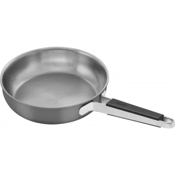 ZWILLING Induktionsbratpfanne PURE 24 cm, flach, grau