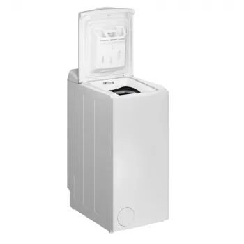 INDESIT Toplader-Waschmaschine BTW L60400 EE/N, Energieklasse D, 6 kg, 1000 U/min, Tiefe 60 cm