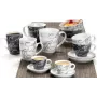 Keramik Jumbo Kaffeebecher ritzenhoff & breker Cornello Grau 0,6 L spülmaschinenfest