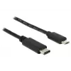 USB-Kabel DeLOCK 0,5 m USB2.0-C Micro-USB B Schwarz