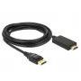Video-Kabel-Adapter DeLOCK 85318 DisplayPort auf HDMI 3m Schwarz